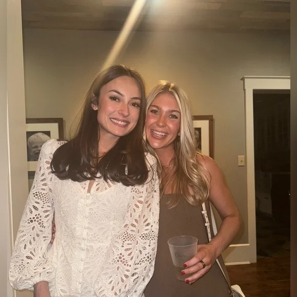 White Lace Dress Revolve - Picture 2 of 3